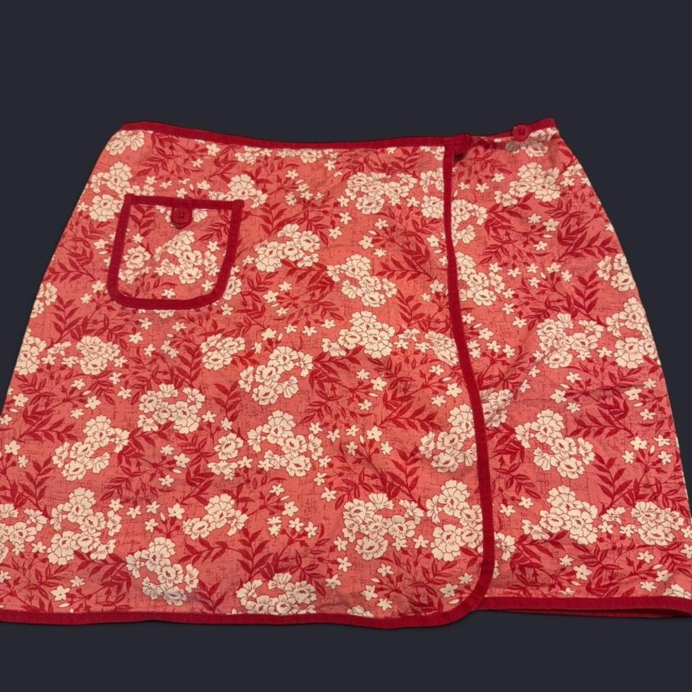 Ann Taylor LOFT Floral Wrap Skirt
